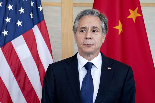 In letzter Minute abgesagt: Der US-Aussenminister Antony Blinken lässt einen Besuch in Peking platzen. 