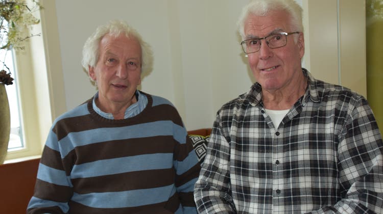 Aschi Städler und Albert Ebneter setzten sich wöchentlich einmal bis mehrmals während 30 Jahren für PluSport Vorderland ein. (Bild: iks)