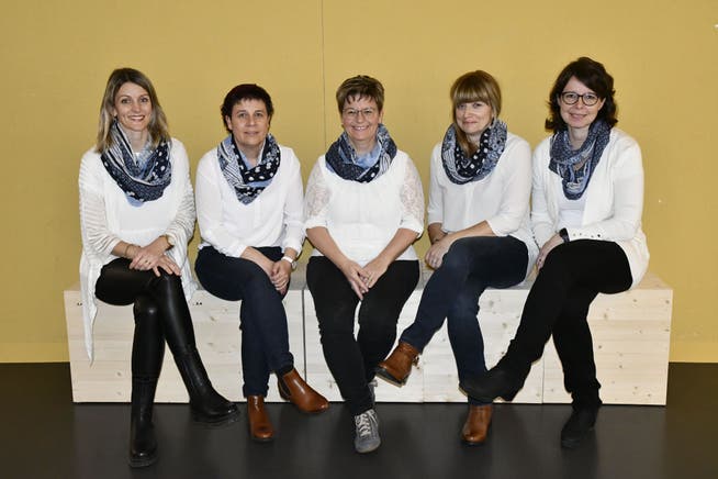 Neuer Vorstand der FG Schattdorf (von links): Eveline Michlig (neu im Vorstand), Susanne Imhof, Sandra Gisler (neue Präsidentin), Manuela Loretz und Regula Gisler.