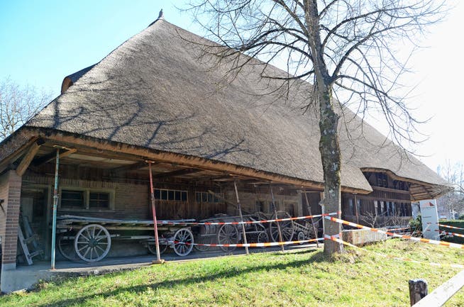 Wegen Brüchen in tragenden Balken war das Museum im Strohdachhaus Kölliken im Frühjahr nicht zugänglich. Das Dach wurde bereits letztes Jahr saniert, die Abrechnung liegt nun vor.