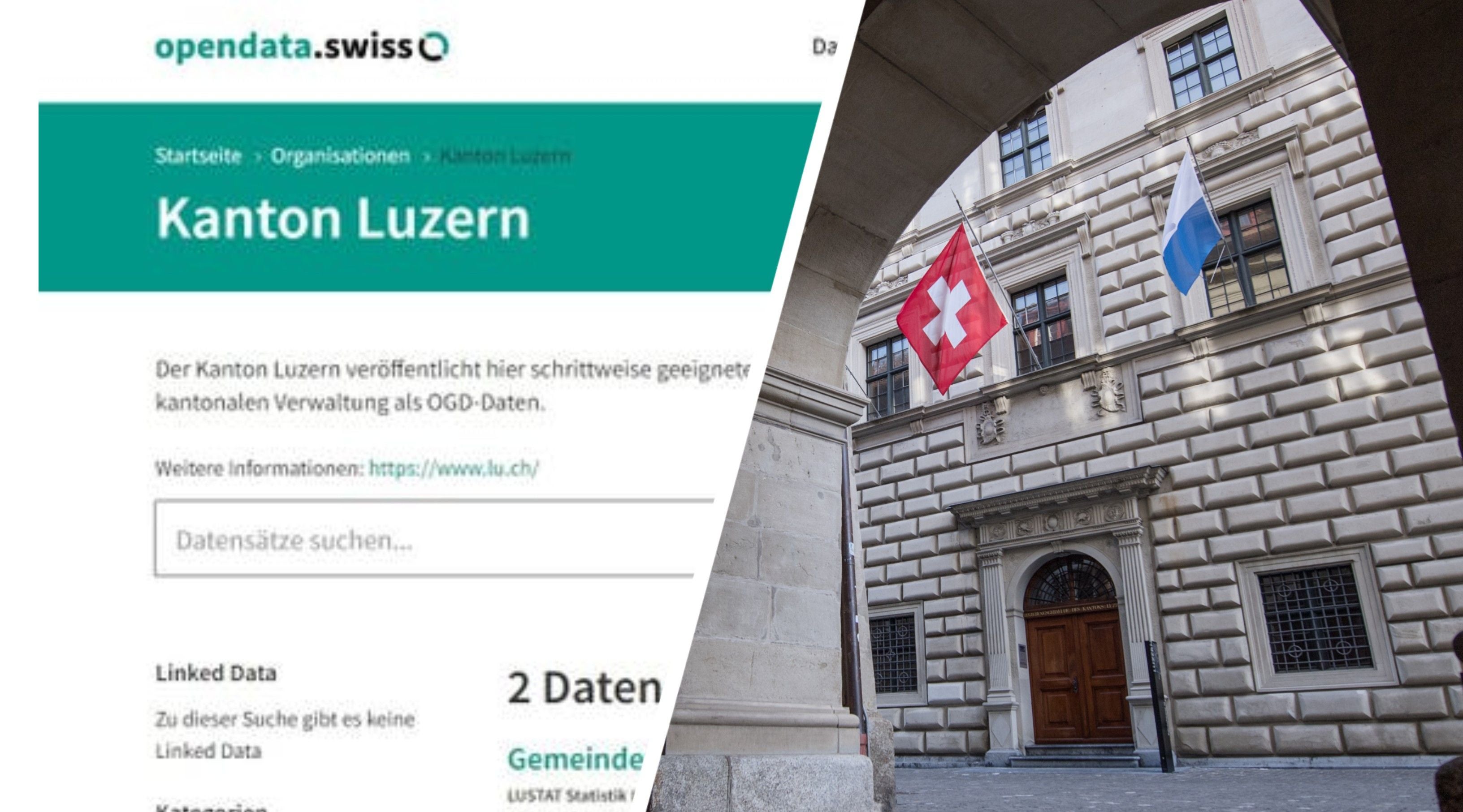 Kanton Luzern Knausert Bei Herausgabe öffentlicher Daten