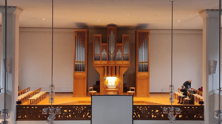 Die Orgel der reformierten Kirche in Dietikon wurde 1973 von der Firma Metzler Orgelbau gebaut. (Bild: Boubacar Sarr)