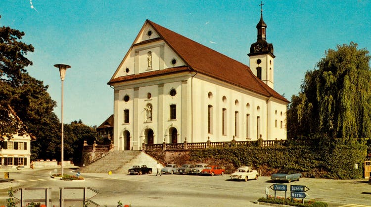 Der Wohler Kirchenplatz in den 1960er-Jahren. (Archiv)