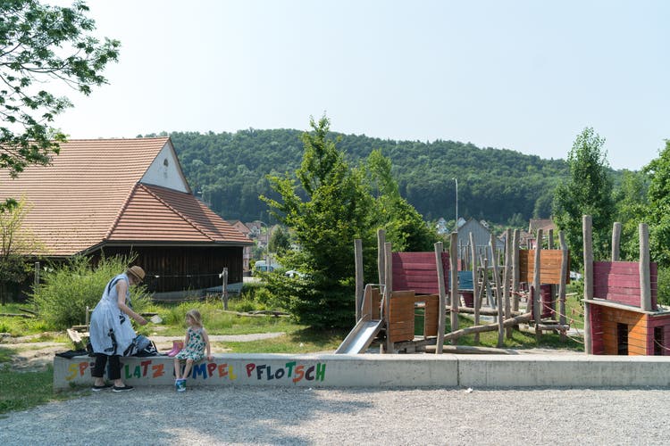 Der Spielplatz Rumpelpflotsch in Obersiggenthal. Kinder und Jugendliche sollen bei der Gestaltung von öffentlichen Räumen künftig mitreden können, findet die SP.
