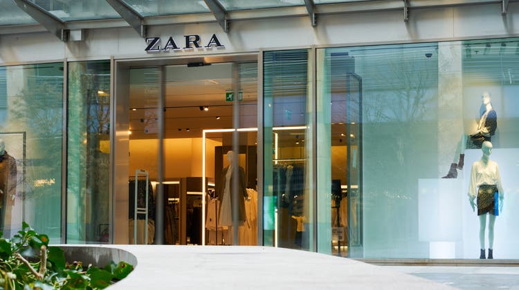 Im August ist Schluss: Die Zara-Filiale in der Metalli. (Bild: Mathias Blattmann (Zug, 14. 3. 2023))