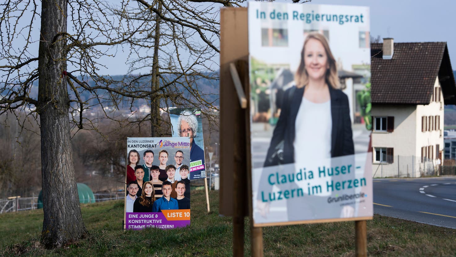 GLP-Kandidatin Claudia Huser trägt «Luzern im Herzen». (Bild: Dominik Wunderli (Buchrain, 7. 3. 2023))