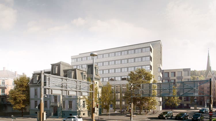 So soll das neue Hotel Leo an der Kreuzung Rosenberg und St.-Leonhard-Strasse aussehen. (Bild: PD)