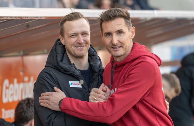 Die Zeit von Miroslav Klose (rechts) als Trainer in Altach ist zu Ende.