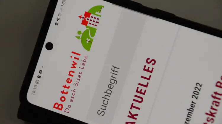 Das neue Gemeinde-Logo von Bottenwil bleibt bis mindestens Ende Amtsperiode so wie es ist. (Lilly-Anne Brugger)