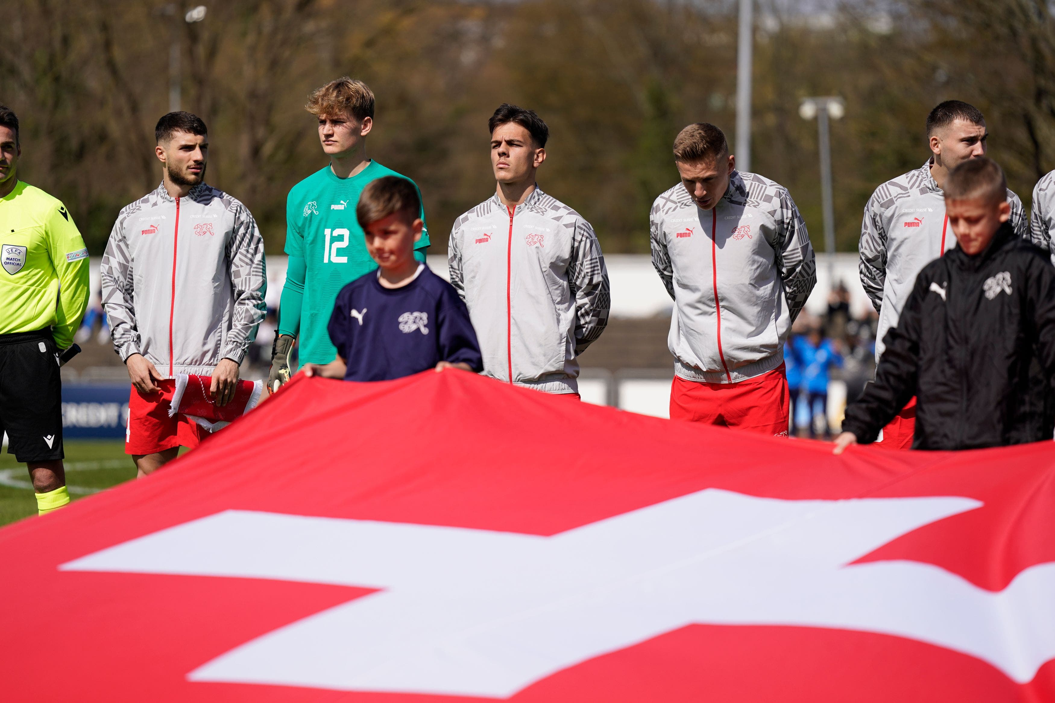 Bilder vom 21 der Schweizer U21Fussballer in Basel gegen Israel