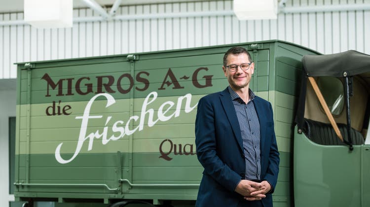 Guido Rast, Geschäftsführer der Migros  Luzern, in der Genossenschaftszentrale in Dierikon. (Bild: Roger Grütter (31. 3. 2022))