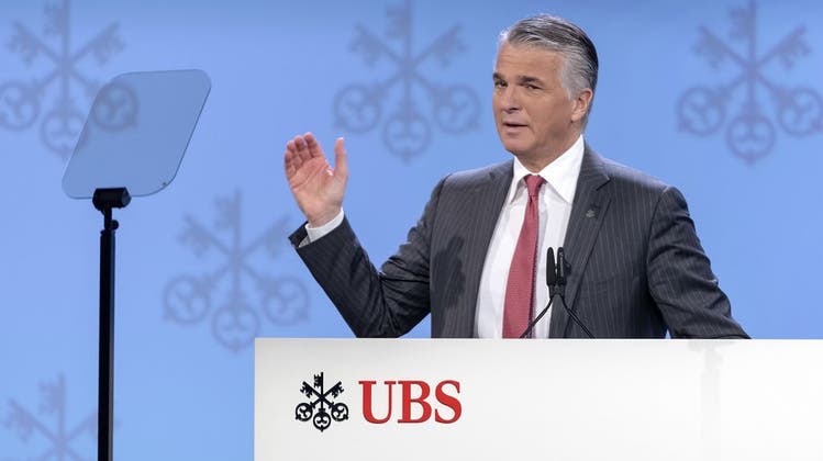 Zurück an der Spitze der UBS: Sergio Ermotti. (Bild: Michael Buholzer / EPA)
