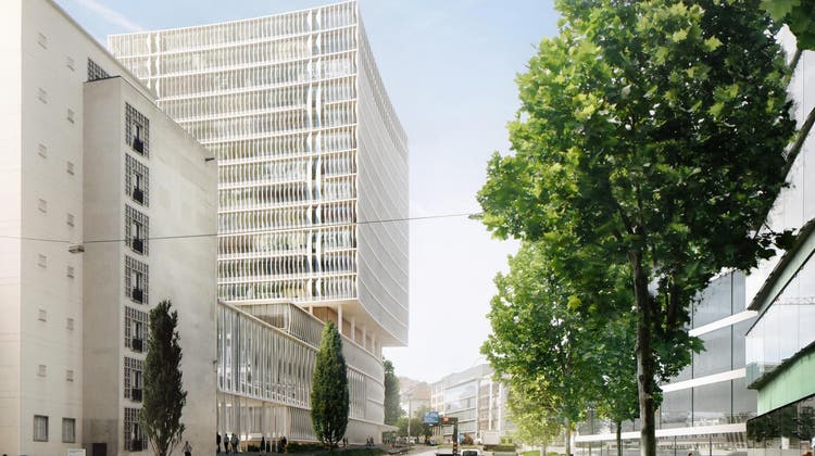 Der Campus Gesundheit des Unispitals Basel soll rund 1,4 Milliarden Franken kosten. (Bild: zvg)