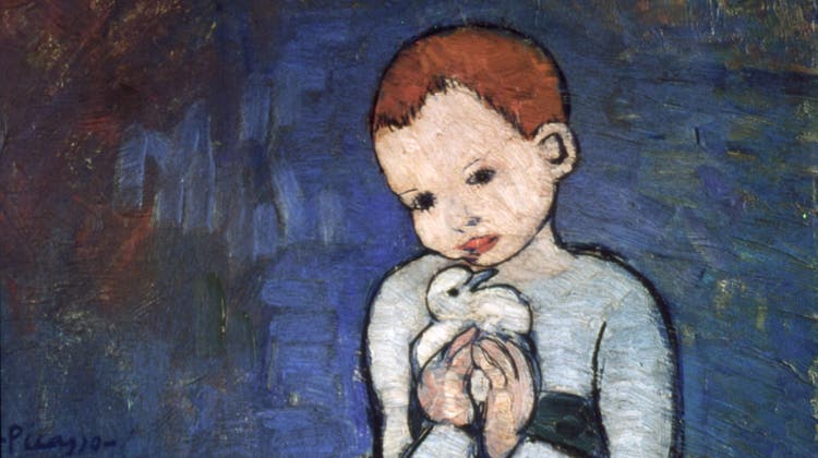 Postimpressionismus (1890–1901)Das Bild «Kind mit Taube» (1901) führt den Impressionismus weiter an die Schwelle zur Blauen Periode. Das Kind ist ein Mädchen,wer Modell stand, ist nicht bekannt. Picasso thematisiert Sensibilität und Verletztheit, die er zu bewältigen hat. (Bilder: Alamy, akg-images, Bridgeman, RMN-GP)