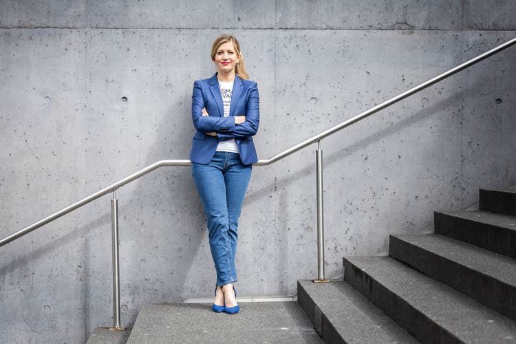 Olga Feldmeier, Chefin des Zuger Kryptounternehmens Smart Valor.