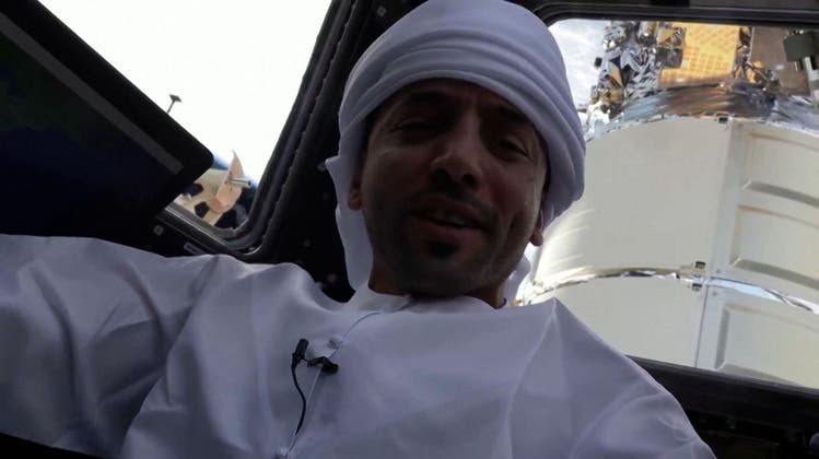 Ausserirdische Grüsse zum Ende des Ramadans: Emirati-Astronaut meldet sich von der ISS