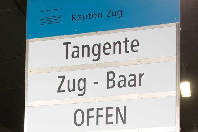 Die Tangente Zug–Baar ist seit bald zwei Jahren eröffnet.