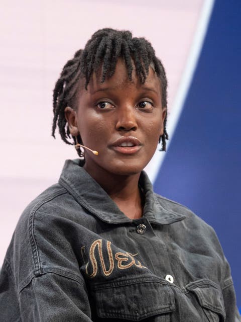 The Ugandan climate activist Vanessa Nakate.