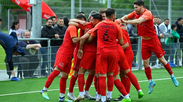Vor anderthalb Wochen gewann der FC Iliria den Cupfinal, in spätestens zwei Wochen können die Solothurner Adler den Meistertitel feiern. (Oliver Menge/Archiv)