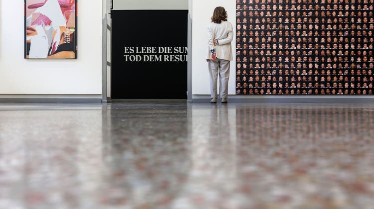 Verdoppeln, spiegeln, reproduzieren, nachahmen: Die Ausstellung «Ja, wir kopieren!» im Kunstmuseum Solothurn zeigt vielfältige Formen des Kopierens. (Bild: Hanspeter Bärtschi)