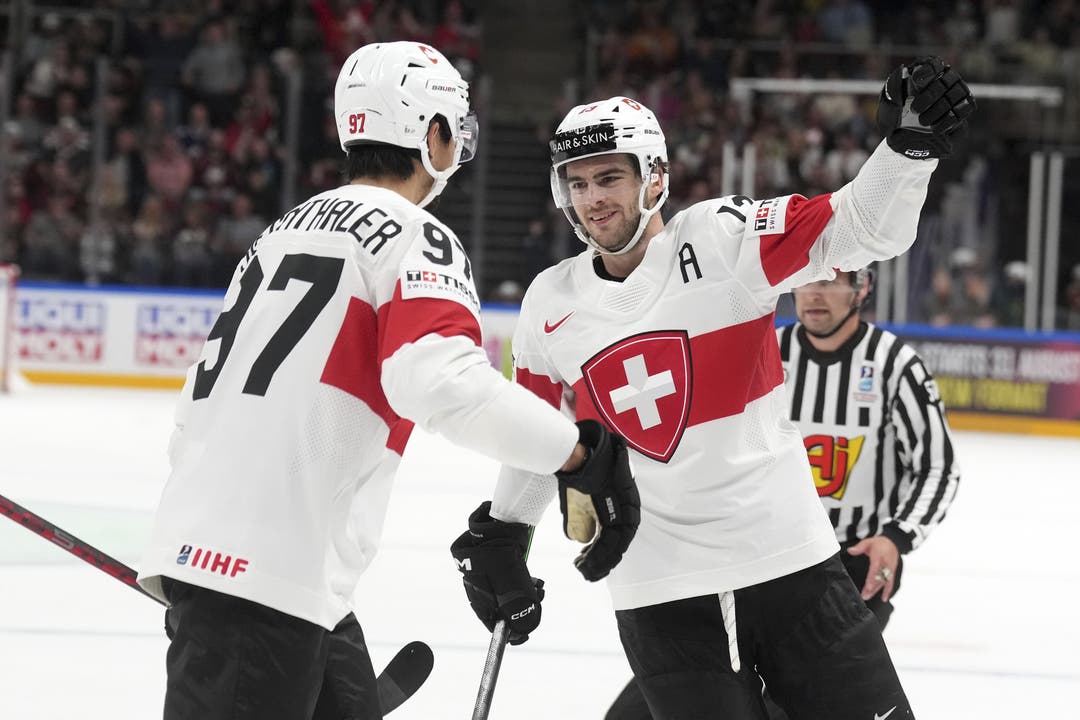 IIHF: New Jersey Devils Nico Hischier & Jonas Siegenthaler help Switzerland  top Group B