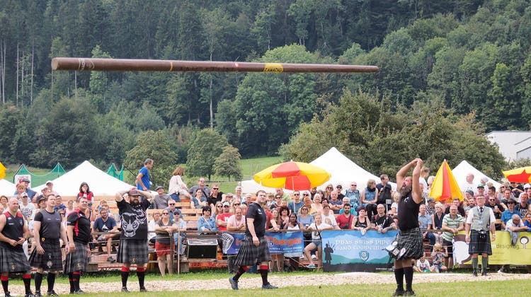 2019 fanden die Appowila Highland Games zum sechsten und bisher letzten Mal statt. (Bild: Hanspeter Schiess)