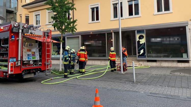 Brand in einem Coiffeursalon an der Solothurnstrasse in Grenchen. (Kantonspolizei Solothurn)