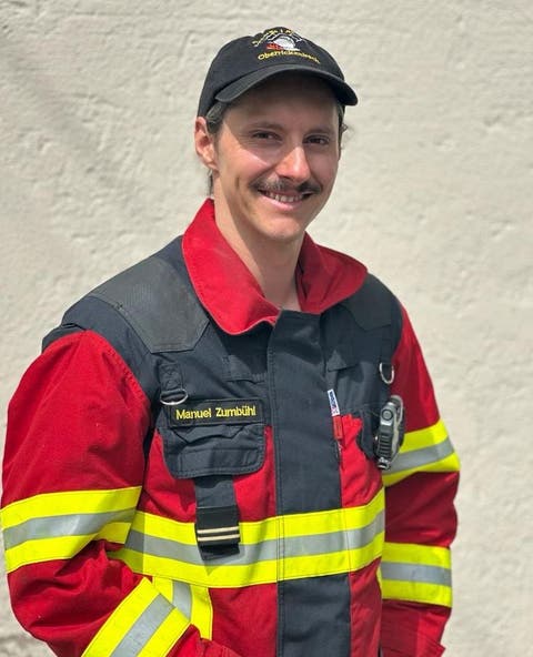 Manuel Zumbühl ist neuer Feuerwehrkommandant von Wolfenschiessen.