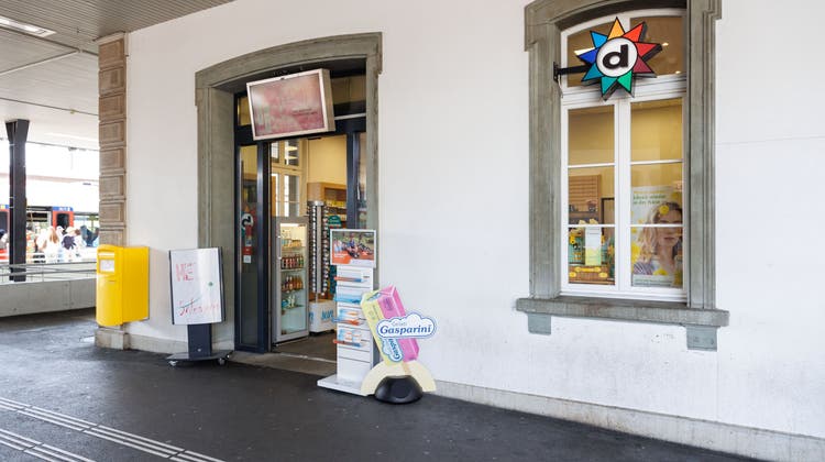 Die Drogerie im Bahnhof Solothurn ist noch bis Ende Juli offen. (Bild: Hanspeter Bärtschi)