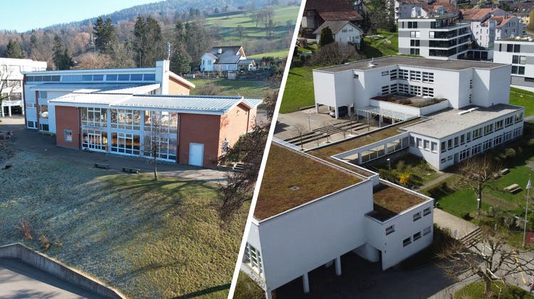 Bei der Schulanlage Wildenstein entsteht ein Neubau, das Schulhaus Klosterguet wird aufgestockt. (Bild: PD)