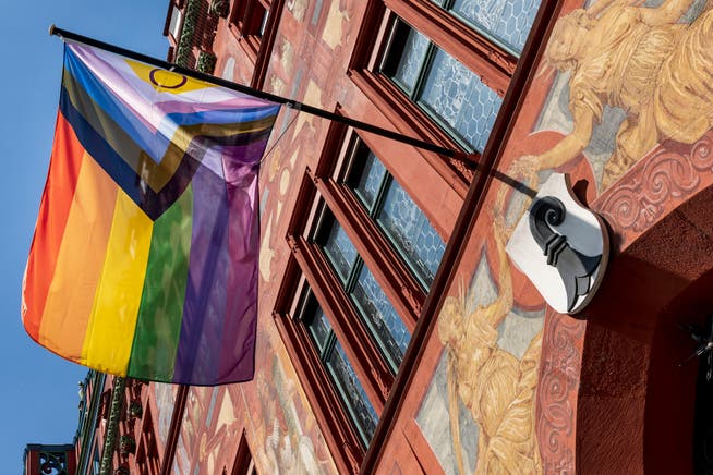 Last year, the city hung a Progress Pride flag on its town hall.