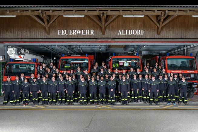 Die Feuerwehr Altdorf im Jahr 2021.
