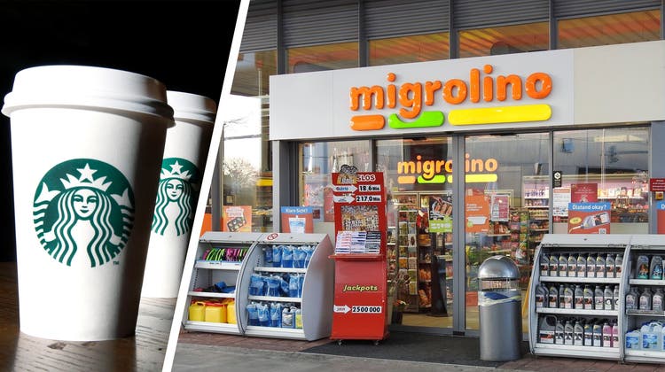Migrolino verkauft künftig nur noch Kaffee der Migros-Marke Café Royal – Starbucks muss weichen. (Bild: Manuel  Geisser/www.imago-images.de)