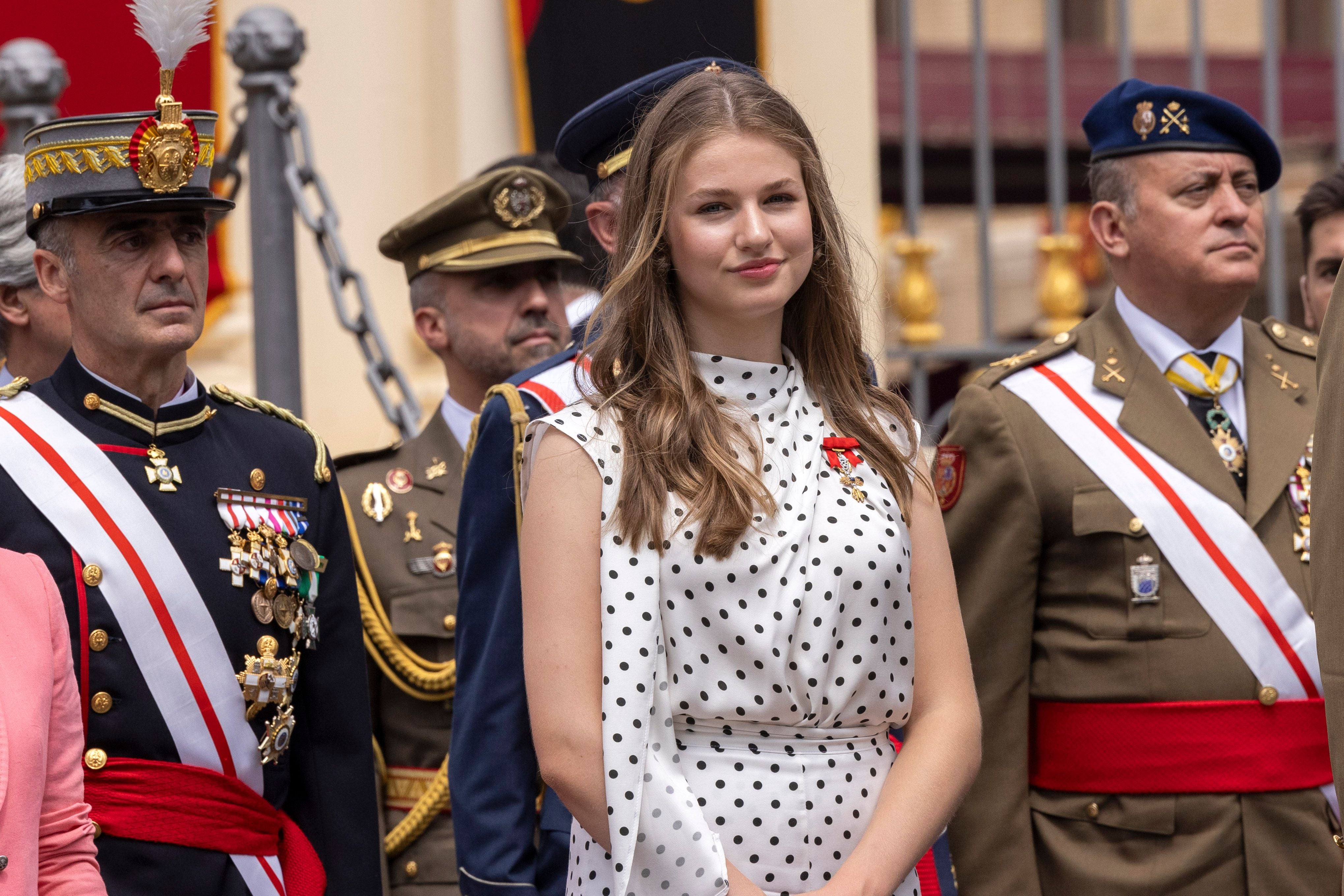 Prinzessin im Schlamm: Die spanische Thronfolgerin Leonor geht zum Militär