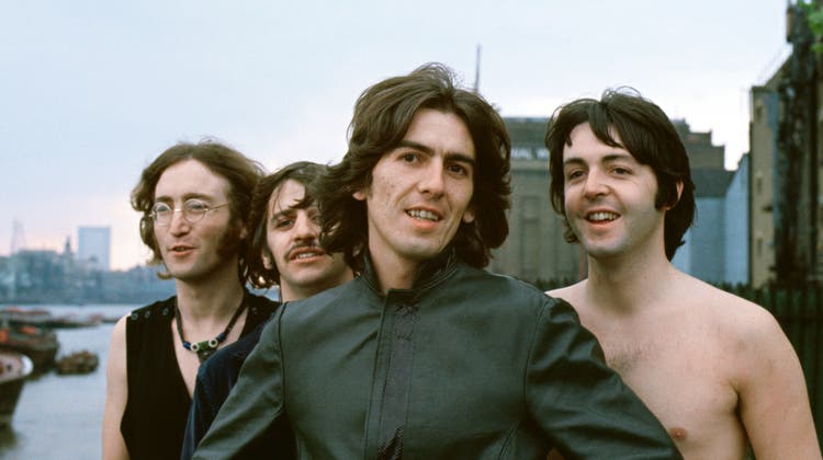 Ex-Beatle George Harrison (vorne) war mit seinem Song «My Sweet Lord» in den berühmtesten Plagiatsfall verwickelt. Aber auch John Lennon (links) war mit einer Plagiatsklage konfrontiert. (Tom Murray / CAMERA PRESS)