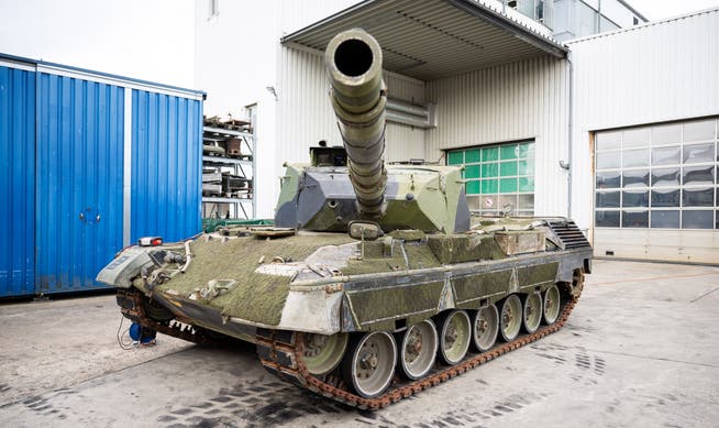 Panzer des Typs Leopard 1. 
