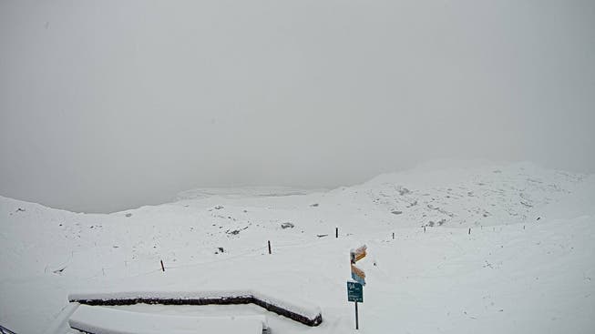 At almost 2300 meters it is already very wintry.