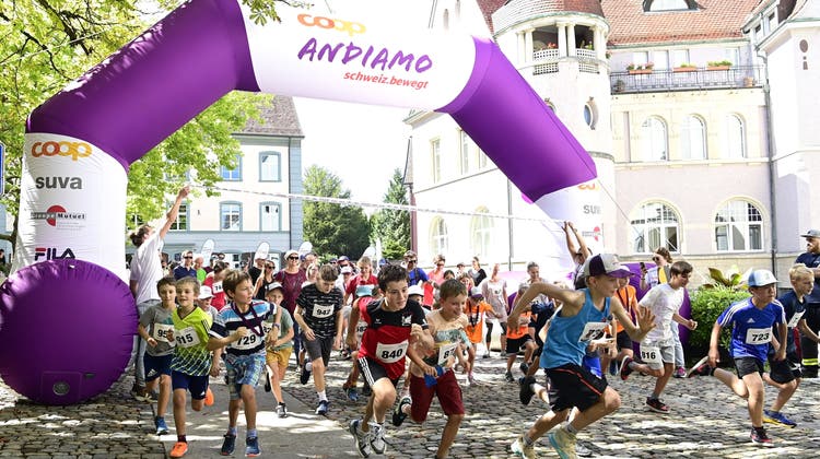 Am Bewegungsanlass «Coop Andiamo» findet auch dieses Jahr wieder in Rheinfelden der Kids-Run statt. (Bild: zvg)