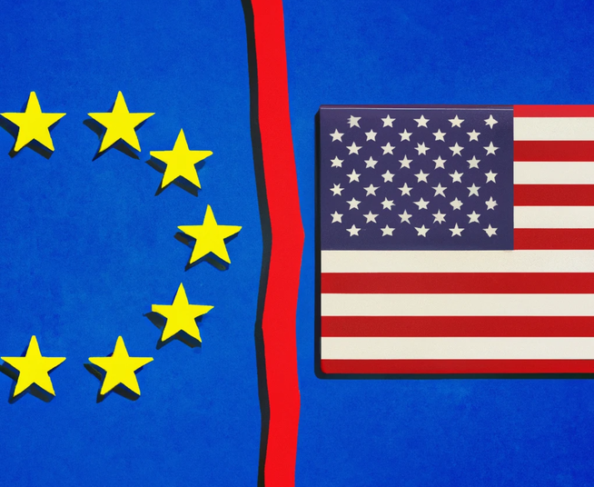 Vor 15 Jahren waren die EU und die USA wirtschaftlich gleich stark, inzwischen liegt Amerika klar vorn.