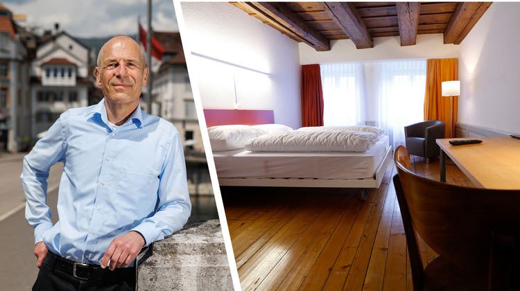 Das Thema Nachhaltigkeit wird im Tourismus immer wichtiger. Hier ein Zimmer im Hotel Roter Ochsen in Solothurn. (Bild: Hanspeter Bärtschi)