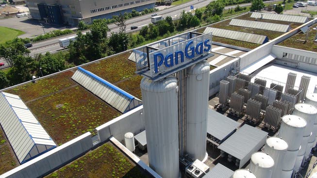 Blick auf den Hauptsitz von PanGas in Dagmersellen.