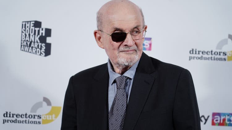 Sir Salman Rushdie before receiving his Outstanding Achievement award at the South Bank Sky Arts Awards at The Savoy in London. Picture date: Sunday July 2, 2023. (Photo by Jordan Pettitt/PA Images via Getty Images) (Jordan Pettitt/Getty)