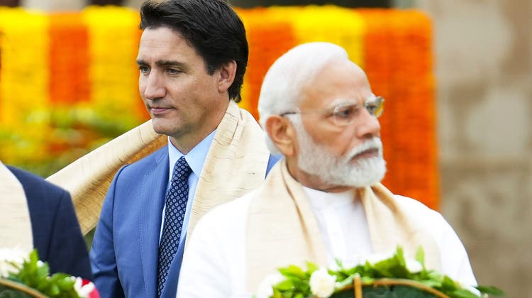 Zwischen Kanadas Premierminister und Narendra Modi herrscht Eiszeit. (Bild: Sean Kilpatrick/AP)