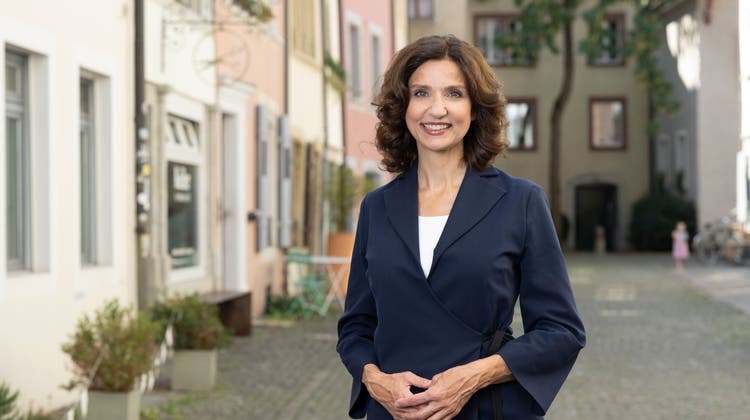Ständeratskandidatin Gabriela Suter, fotografiert am 8. September in Aarau. (Bild: Alex Spichale)