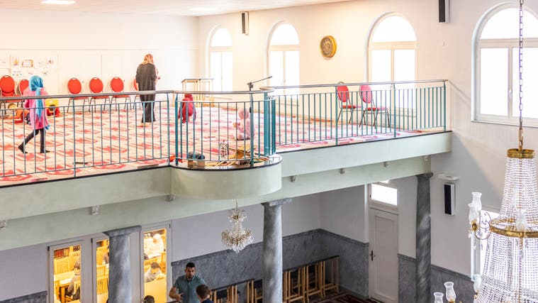 Die Moschee ist reich verziert. (Bild: Patrick Hürlimann (Emmenbrücke, 24. 9. 2023))