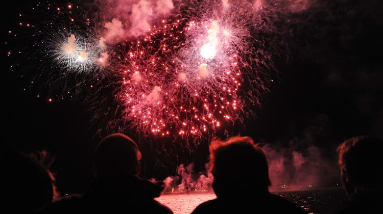 Feuerwerk am Seenachtsfest in Arbon. (Bild: Nana do Carmo)