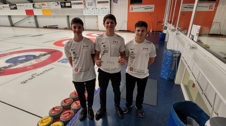 Badens Junioren Curling Team glänzt beim Heimturnier
