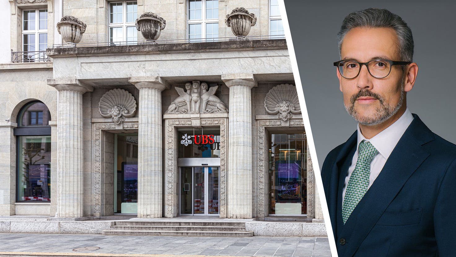 André Spycher, seit Juli schon Regionenleiter der UBS Aargau/Solothurn, wird nach der Integration der CS die Grossbank in der Region leiten. (Bilder: Mathias Förster/ZVG)
