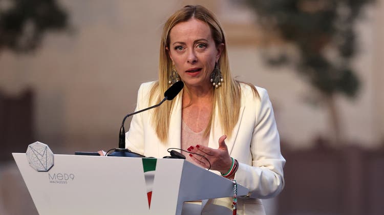 Ihr Deal mit Tunesien steht vor dem Aus: Italiens Ministerpräsidentin Giorgia Meloni. (Bild:Domenic Aquilina/EPA)