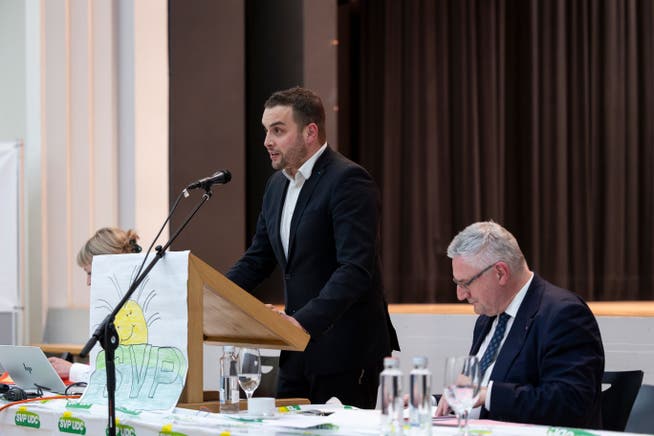 SVP-Grossrat Manuel Kaspar aus Oberkulm ist neuer Vizepräsident der SVP Aargau.